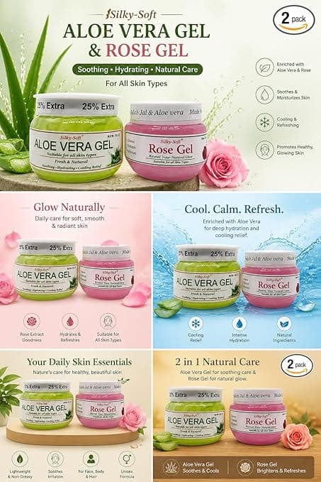 Silky-Soft Rose Gel With Vitamin E - Image 5