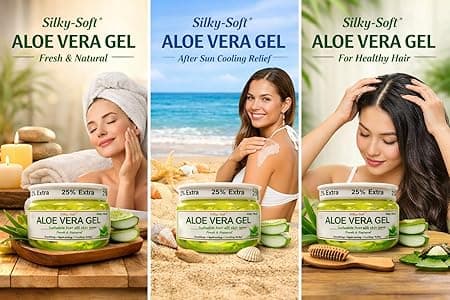 Silky-Soft Aloe Vera Gel With Vitamin E - Image 3