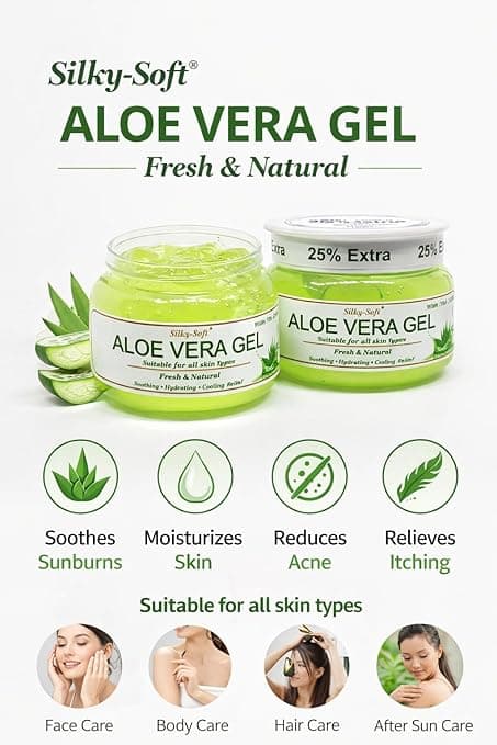 Silky-Soft Aloe Vera Gel With Vitamin E - Image 2