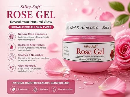 Silky-Soft Rose Gel With Vitamin E - Image 8