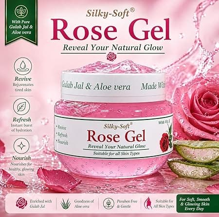 Silky-Soft Rose Gel With Vitamin E - Image 4